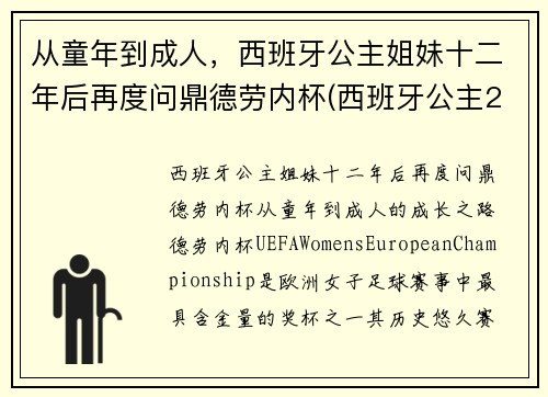 从童年到成人，西班牙公主姐妹十二年后再度问鼎德劳内杯(西班牙公主2020)